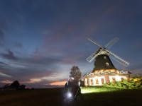 Mühle : Klütz, Mühle, Nacht